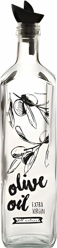 Merkloos Oliefles - Met Schenktuit – 1000 Ml - Olijfolie Fles - Azijnfles - Transparant 3 Merkloos Oliefles - Met Schenktuit – 1000 Ml - Olijfolie Fles - Azijnfles - Transparant