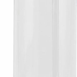 Merkloos Waterfles Met Rietje - 700ML - Drinkfles - Transparant-Zwart