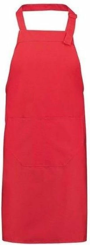 Benza Kookschort Keukenschort - Rood - 75 X 85 Cm 5 Benza Kookschort Keukenschort - Rood - 75 X 85 Cm - Afbeelding 3