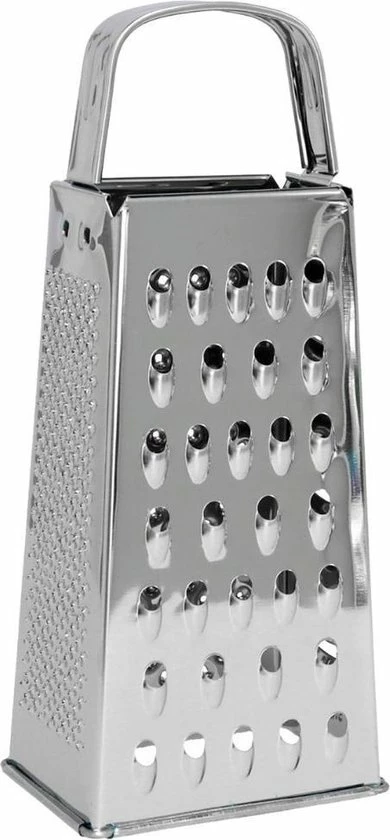 Orange85 Handrasp - Meerzijdig - RVS - 21 Cm - Rasp - Groenterasp - Kaasrasp - Raspen - Blokrasp 3 Orange85 Handrasp - Meerzijdig - RVS - 21 Cm - Rasp - Groenterasp - Kaasrasp - Raspen - Blokrasp