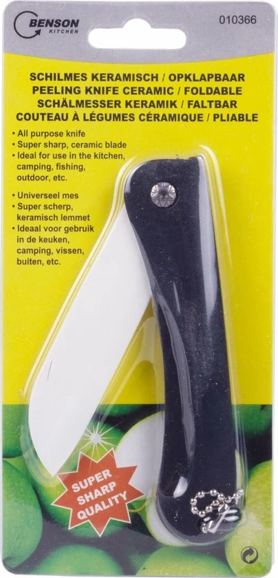 Hofftech Schilmes - Zakmes Keramisch Opklapbaar 12 Hofftech Schilmes - Zakmes Keramisch Opklapbaar - Afbeelding 10