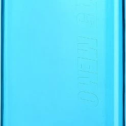 Merkloos Waterfles Plat – Blauw – Minimalistisch Uiterlijk - Gemakkelijk Mee Te Nemen - Inhoud 0,5 Liter – 20 X 14,8 Cm