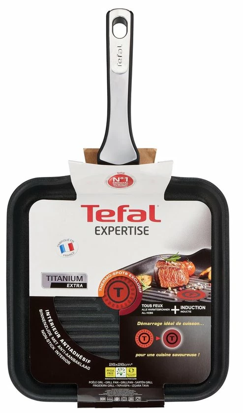 Tefal Expertise Grillpan - 26 X 26 Cm 6 Tefal Expertise Grillpan - 26 X 26 Cm - Afbeelding 4