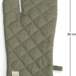 Walra Ovenwant Cook With A Smile - 16x32 - 100% Katoen - Legergroen -WMF Shop 546x840