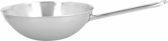 Demeyere Senses 5 Wokpan - RVS - Inductie - 26 Cm – PTFE En PFAS Vrij 8 Demeyere Senses 5 Wokpan - RVS - Inductie - 26 Cm – PTFE En PFAS Vrij - Afbeelding 6