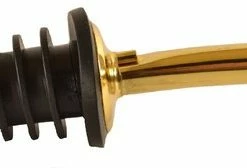 Merkloos Luxe Schenktuit, Fles, Wijn, Schenker, Cocktail, Goud, Olijfolie, Bar Butler, Whiskey, Schenkdop, Keuken, Diner