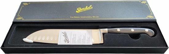 Berkel Santoku Knife 18cm Zwart Koksmes Professioneel Keukenmes 8 Berkel Santoku Knife 18cm Zwart Koksmes Professioneel Keukenmes - Afbeelding 6