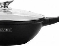 Royalty Line Marble Coating Wok - Met Glazen Deksel - Zwart - 30 Cm -WMF Shop 550x194 1