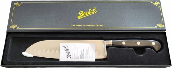 Berkel Santoku Knife 18cm Zwart Koksmes Professioneel Keukenmes 10 Berkel Santoku Knife 18cm Zwart Koksmes Professioneel Keukenmes - Afbeelding 8