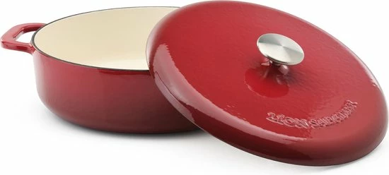 Sabatier Lion Sabatier Eterno - Gietijzeren Hapjespan Met Deksel 25cm 3 Sabatier Lion Sabatier Eterno - Gietijzeren Hapjespan Met Deksel 25cm