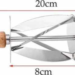 LOUZIR RVS Croissant Roller Cutter Cake Brood Rolling Deeg Cutter - Voor Het Maken Van Croissant Met Houten Handvat Rollend Mes Keuken Bakken Tool 11 LOUZIR RVS Croissant Roller Cutter Cake Brood Rolling Deeg Cutter - Voor Het Maken Van Croissant Met Houten Handvat Rollend Mes Keuken Bakken Tool -WMF Shop 550x250
