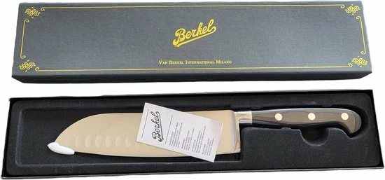Berkel Santoku Knife 18cm Zwart Koksmes Professioneel Keukenmes 7 Berkel Santoku Knife 18cm Zwart Koksmes Professioneel Keukenmes - Afbeelding 5