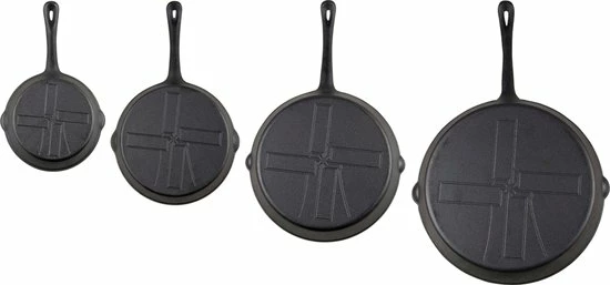 The Windmill Koekenpan Skillet Maxi 26 Cm Gietijzer Zwart 14 The Windmill Koekenpan Skillet Maxi 26 Cm Gietijzer Zwart - Afbeelding 12