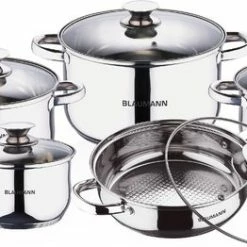 Blaumann BL-1637 - 10 Delige Pannenset - RVS