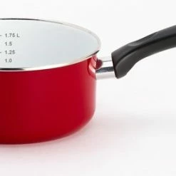 Lite-Body - Back To Basics - Pannenset - Emaille - 2-delig - Steelpan Ø 16cm En Ø 18 Cm - Robijn Rood -WMF Shop 550x275 2