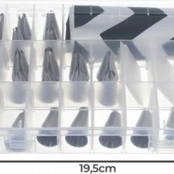 Ariko Slagroom Garneer Spuitzak Met 24 RVS Spuitmondjes – Herbruikbaar – Siliconen Spuit Zak Voor Decoratie Van Patisserie – Taartdecoratie – Rozetjes Opspuiten -WMF Shop 550x289