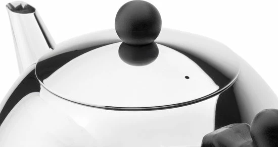 Bredemeijer - Theepot Bella Ronde 1,2L Vlakke Bodem Zwart Beslag- Dubbelwandig 6 Bredemeijer - Theepot Bella Ronde 1,2L Vlakke Bodem Zwart Beslag- Dubbelwandig - Afbeelding 4