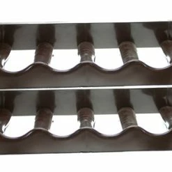 Forte Plastics Wijnflessen Rek/wijnrek Stapelbaar Voor 6 Flessen - Wijnflesrekken/wijnflessenrekken/wijnrekken