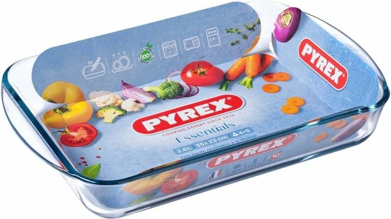 Pyrex Essentials Ovenschaal - 35 X 23 X 5 Cm - 2,6 L 6 Pyrex Essentials Ovenschaal - 35 X 23 X 5 Cm - 2,6 L - Afbeelding 4