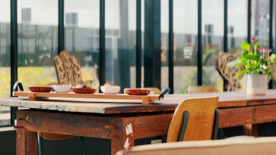 Industrial Living Dienblad - Rechthoek Met Handgreep - Hout 4 Industrial Living Dienblad - Rechthoek Met Handgreep - Hout - Afbeelding 2