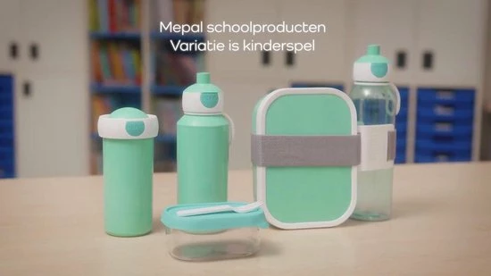 Mepal Drinkfles Pop-up Campus 400 Ml - Animal Friends 4 Mepal Drinkfles Pop-up Campus 400 Ml - Animal Friends - Afbeelding 2