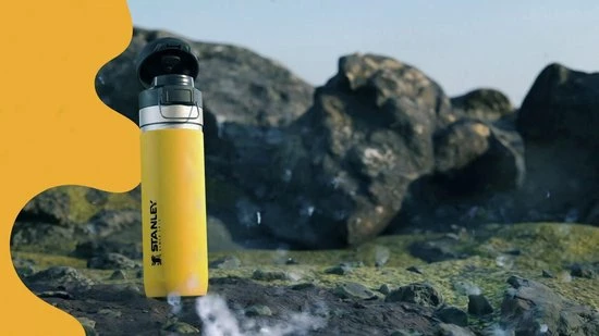 Stanley PMI Stanley The Quick Flip Water Bottle 0,47L - Thermosfles - Lagoon 4 Stanley PMI Stanley The Quick Flip Water Bottle 0,47L - Thermosfles - Lagoon - Afbeelding 2