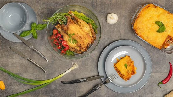 Sareva Ovenschaal - 30 X 19 X 6 Cm / 2 Liter 6 Sareva Ovenschaal - 30 X 19 X 6 Cm / 2 Liter - Afbeelding 4