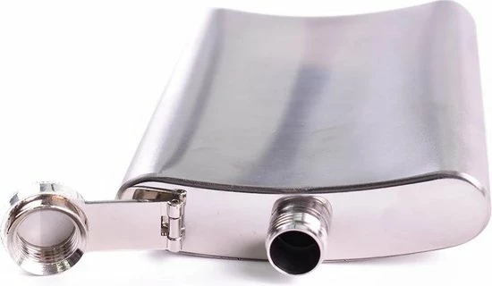 LOUZIR Premium RVS Heupfles Met Schroefdop - 200 Ml - 12x9cm 8 LOUZIR Premium RVS Heupfles Met Schroefdop - 200 Ml - 12x9cm - Afbeelding 6