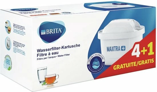 BRITA Maxtra+ Filterpatronen - 5 Stuks - Verbeterde Filterprestaties 4 BRITA Maxtra+ Filterpatronen - 5 Stuks - Verbeterde Filterprestaties - Afbeelding 2