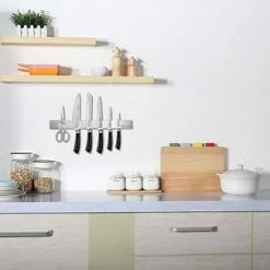 Paudin Premium Hygiënische Magneetstrip - Extra Lange 45 Centimeter Magnetische Messenhouder - Messenblok - Messenstrip- Black Friday - Sint En Kerst -WMF Shop 550x326