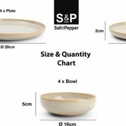 Salt&Pepper Tabo Beige - Serviesset - 4 Persoons - 12 Delig - Crème/Beige 15 Salt&Pepper Tabo Beige - Serviesset - 4 Persoons - 12 Delig - Crème/Beige -WMF Shop 550x327