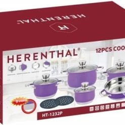 Herenthal HT-1232BL - Pannenset - 12 Delig - RVS - Zwart - Inductie -WMF Shop 550x330