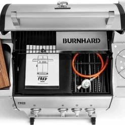 Burnhard Gas BBQ FRED Deluxe - 3 Branders - Keramische Infraroodbrander & Afdekhoes - Deluxe -WMF Shop 550x336 5