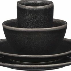 Mica Decorations Tabo Serviesset 4 Persoons - Zwart