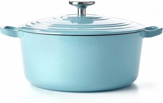 BK Bourgogne Braadpan - 24 Cm - Aqua Blue 4 BK Bourgogne Braadpan - 24 Cm - Aqua Blue - Afbeelding 2