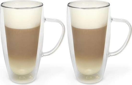 Bredemeijer - Dubbelwandig Glas Cappuccino/latte M. 400ml (set Van Twee Stuks) 3 Bredemeijer - Dubbelwandig Glas Cappuccino/latte M. 400ml (set Van Twee Stuks)