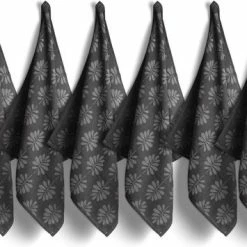 Aaaaa Luxe Theedoeken - 6 Stuks - Patroon Blad - Antraciet - 60x65cm 16 Aaaaa Luxe Theedoeken - 6 Stuks - Patroon Blad - Antraciet - 60x65cm -WMF Shop 550x355