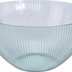 Merkloos Salade/sla Serveerschaal Van Kunststof 25 Cm 4000 Ml - Keuken/kookbenodigdheden - Picknicken - Camping/caravan Servies - Tafel Dekken - Salade Serveren - Saladekommen - Saladeschalen