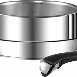 Tefal Ingenio Préferènce Pannenset 3 Delig - Koekenpan Ø 24 Cm + Steelpan Ø 20 Cm + Handgreep)