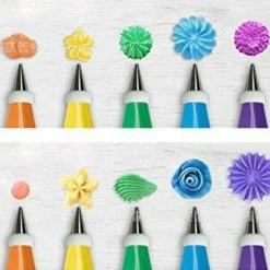 Merkloos Cake Decoration Set 48 Stuks Van Verschillende RVS Spuitmondjes Voor Het Decoreren Van Taarten En Gebak - Icing Piping Nozzles Pastry Tips Set - Cake Decorating Tools Accessoires - Garneerspuit Voor Slagroom, Fondant, Marsepein - Klein Formaat 11 Merkloos Cake Decoration Set 48 Stuks Van Verschillende RVS Spuitmondjes Voor Het Decoreren Van Taarten En Gebak - Icing Piping Nozzles Pastry Tips Set - Cake Decorating Tools Accessoires - Garneerspuit Voor Slagroom, Fondant, Marsepein - Klein Formaat -WMF Shop 550x364