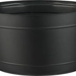 APS-Germany® Wijnkoeler Met Lekbak En Handvaten - IJsemmer - Bierkoeler - Champagne Koeler - Champagne Emmer - Metaal - Zwart - 11 Liter