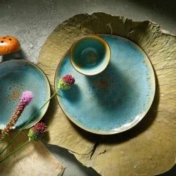 Palmer Bord Lotus 20.5 Cm Zwart Turquoise Stoneware 6 Stuk(s) -WMF Shop 550x366 108