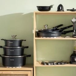 Swiss Pro+ - SWP41D22 - Pannenset 41 Delig - Foodprocessor - Messenblok 8 Delig - Kookgerei Set Met Houder 7 Delig - Starters Pakket - 2022 Serie - Limited Edition -uitzet -WMF Shop 550x366 27