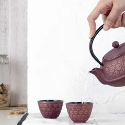 Bredemeijer - Giftset Shanghai 0,6L Roze/goud Met Twee Kopjes -WMF Shop 550x366 72