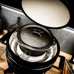 Merkloos The Meat Boys Compact - Keramische BBQ - 15 Inch Kamado - Tafelmodel - All Black Inclusief Platesetter En Regenhoes -WMF Shop 550x366 80