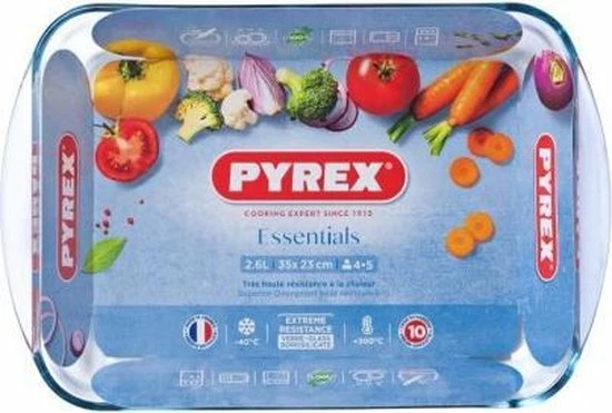Pyrex Essentials Ovenschaal - 35 X 23 X 5 Cm - 2,6 L 13 Pyrex Essentials Ovenschaal - 35 X 23 X 5 Cm - 2,6 L - Afbeelding 11