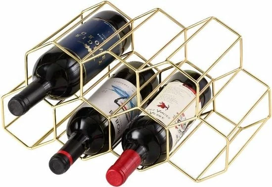 Live Deals Wijnrek Hexagon 9 Flessen | Flessenrek | Wijn Accessoires | Wijnkast | Wijnrek Metaal | Wijnrekken | Wijnfleshouder | Wijnhouder | Goud 17 Live Deals Wijnrek Hexagon 9 Flessen | Flessenrek | Wijn Accessoires | Wijnkast | Wijnrek Metaal | Wijnrekken | Wijnfleshouder | Wijnhouder | Goud - Afbeelding 15