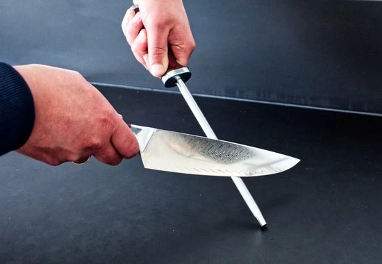 PAUDIN Premium Aanzetstaal - Voor Alle Messen, Inclusief Damscus - Speciale Keramische Diamant Coating Voor Rechten En Slijpen 5 PAUDIN Premium Aanzetstaal - Voor Alle Messen, Inclusief Damscus - Speciale Keramische Diamant Coating Voor Rechten En Slijpen - Afbeelding 3