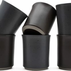 Kade171 Koffiekopjes - Koffiemok - Koffiebeker - Set Van 6 Kopjes - 150ML - Keramiek - Hip En Trendy