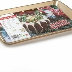 Forte Plastics Kunststof Dienblad Rechthoek Goud 46 X 30 Cm - Serveerblad